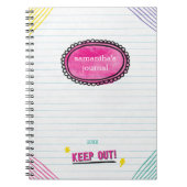 Leuk Modern Kind Doodle Journal Notitieboek (Voorkant)