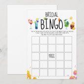 Leuk & Modern Kleurrijk Drankjes Bingo Spelkaart Kaart (Voorkant / Achterkant)