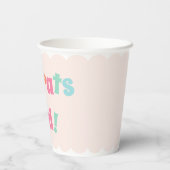 Leuk Modern Kleurrijk Gefeliciteerd Afstudeerder Papieren Bekers (Achterkant)