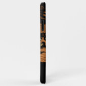 Leuk modern koper glitter script monogram Case-Mate iPhone case (Achterkant/rechts)