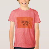 Leuk modern lettertype kinder T-shirt (Voorkant)