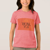 Leuk modern lettertype kinder T-shirt (Voorkant)