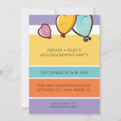 Leuk Modern Nieuw Huis Housewarming Party Uitnodig (Achterkant)