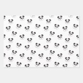 Leuk Modern Panda Pattern Kids Verjaardag Inpakpapier Vel (Voorkant 2)