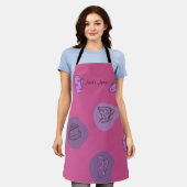 Leuk Modern Quirky Tea 1 Schort (Gedragen)