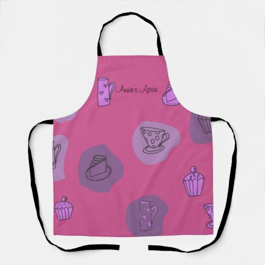 Leuk Modern Quirky Tea 1 Schort (Voorkant)