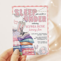 Leuk Modern Roze Slaap Onder Verjaardagsfeest