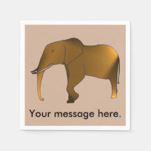 Leuk Modern Uw bericht Olifantservetten