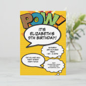 Leuk Modern Verjaardagsfeest Elke Leeftijd POW Kaart (Staand voorkant)