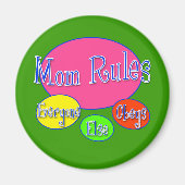 Leuk Moederdag Tshirt en geschenken Magneet (Voorkant)