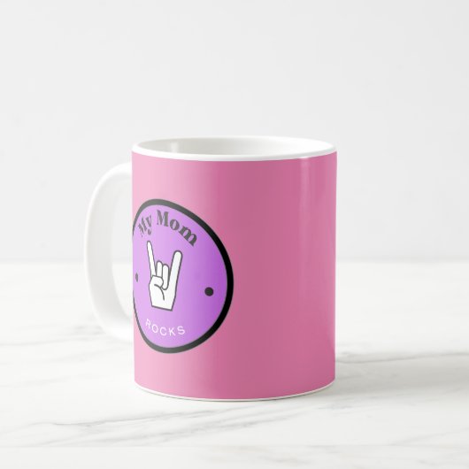 Leuk! Mok - Mijn moeder ROCKS! (Voorkant links)