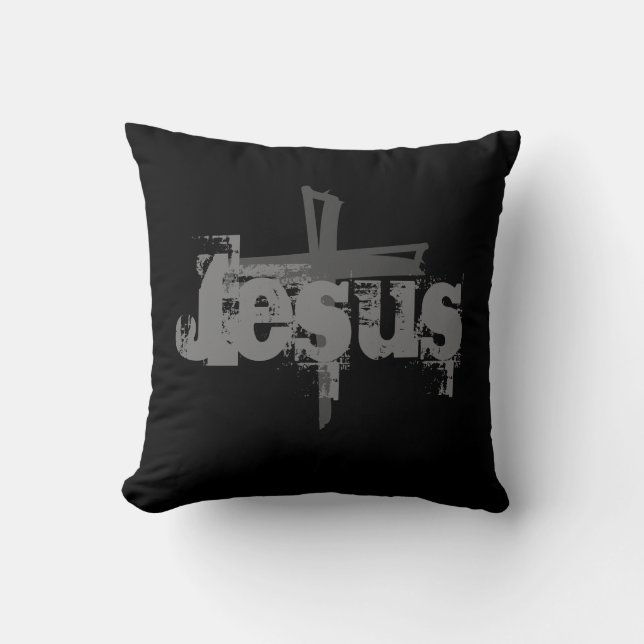 leuk monochromatische JESUS CROSS | Kussen (Voorkant)