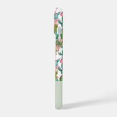 Leuk monogram helder cactussen iPhone 15 case (Linkerkant)