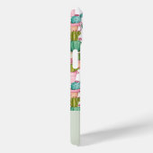 Leuk monogram heldere cactussen Case-Mate iPhone case (Achterkant / Rechts)