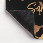 Leuk Monogram Luipaard Print Muismat (Hoek)