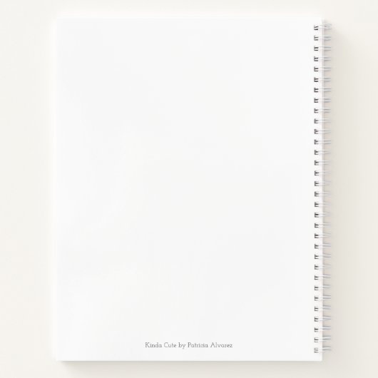 Leuk Monster Artiest Schetsboek Kinder Notitieboek (Achterkant)