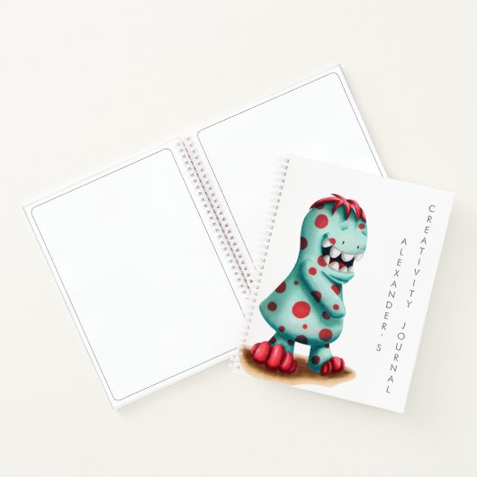 Leuk Monster Artiest Schetsboek Kinder Notitieboek (Binnen)