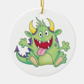 leuk monster keramisch ornament (Voorkant)