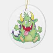 leuk monster keramisch ornament (Links)