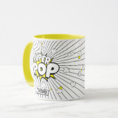 Leuk ‘Moppig’ SUPER POP! Popcorn grap | Persoonlij Mok (Voorkant links)