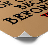 Leuk Morgen Grappig Koffie Poster Bord (Hoek)