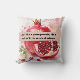 Leuk & Motivatie Granaatappel Print Kussen