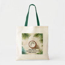 Leuk & Motivatie Kokosnoot Print Kussen
