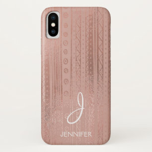 Leuk nam het Gouden Monogram van het Patroon van Case-Mate iPhone Case