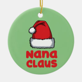 Leuk Nana Cadeau - Nana Claus Keramisch Ornament