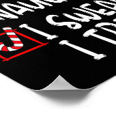 Leuk Naughty, dat ik zweet dat ik kerstlijstjes pr Poster (Hoek)