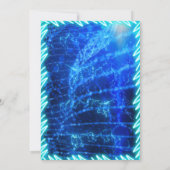 Leuk Neon Glow Blauw Groen Zwembad Party Jongens V Kaart (Achterkant)