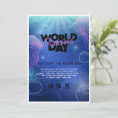 Leuk Neon Glow Blauw Groen Zwembad Party Jongens V Kaart (Staand voorkant)