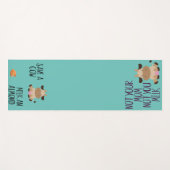 Leuk niet je moeder niet je milde amandel veganist yogamat (Voorkant (horizontaal))