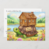 Leuk nieuw adres Briefkaart (Voorkant / Achterkant)