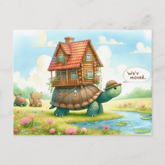 Leuk nieuw adres Briefkaart (Voorkant)