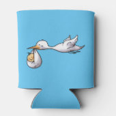 Leuk nieuw baby shower blikjeskoeler (Achterkant)