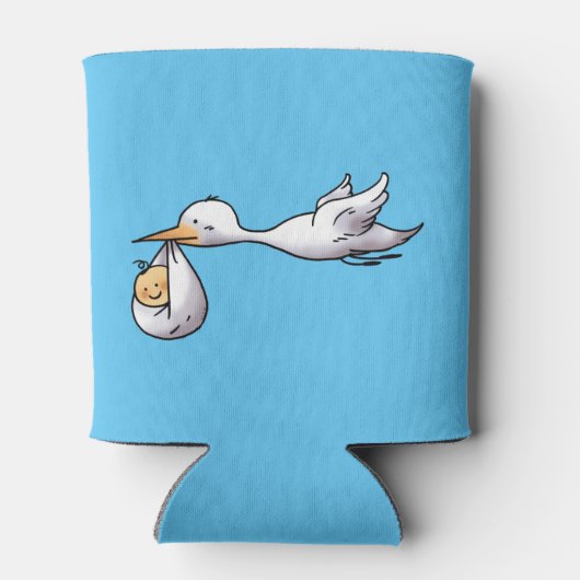 Leuk nieuw baby shower blikjeskoeler (Achterkant)