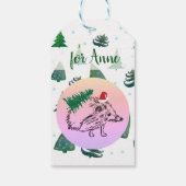 Leuk nieuwjaar Custom Gift Label Cadeaulabel (Achterkant)