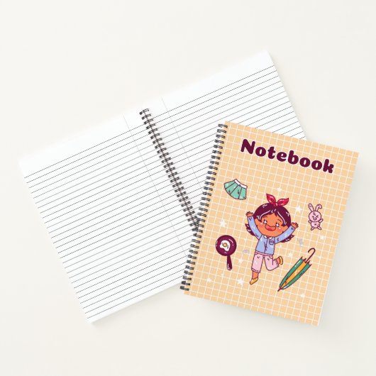 Leuk ✨💛🧡🥨 notitieboek (Binnen)