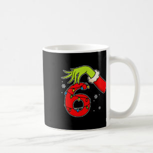 Leuk nummer 6 Kerstmis 67 Zes Zeven Meme Kerstman Koffiemok