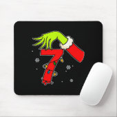 Leuk nummer 7 Kerstmis 67 Zes Zeven Meme Kerstman Muismat (Met muis)
