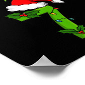 Leuk nummer 7 Kerstmis 67 Zes Zeven Meme Kerstman  Poster (Hoek)