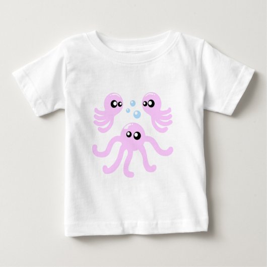 Leuk Octopus Baby T-shirt (Voorkant)