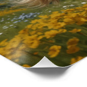 Leuk Oekraïens wollig getuft paard Perfect Poster (Hoek)