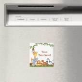 Leuk Oerwoud Baby Dieren Magnet (Insitu (Vaatwasser))