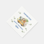 Leuk Oerwoud Dieren Kinder Safari Verjaardagsfeest Servet (Hoek)