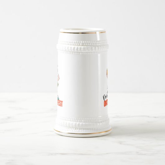 Leuk Oktoberfest meisje met bier Bierpul (Center)