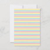 Leuk Olifant Baby shower Boek voor Baby Kaart (Achterkant)