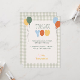 Leuk om één kleurrijke bedankkaart te zijn kaart