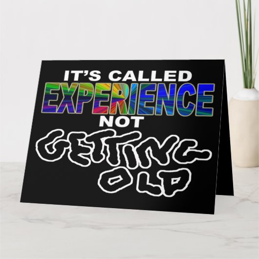 leuk om een oude verjaardagskaart te krijgen kaart (Voorkant)